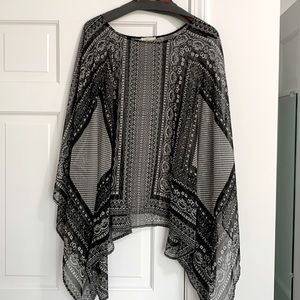 One size sheer tunic